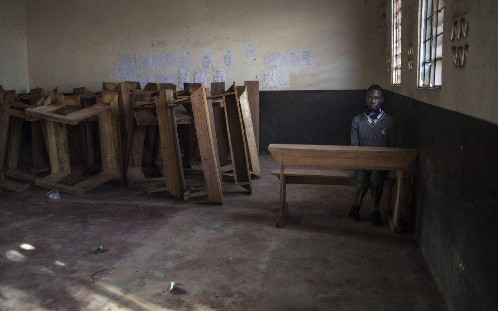 School in Oeganda. beeld AFP, Badru KATUMBA