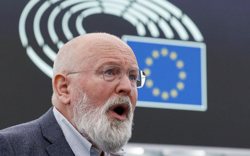 Timmermans. beeld  EPA, JULIEN WARNAND