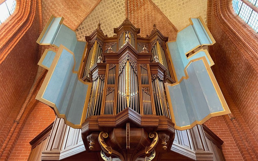 Het orgel van de Jacobuskerk in Zeerijp. beeld Jaap Jan Steensma