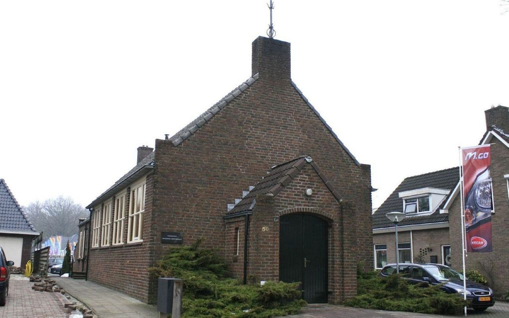 Het kerkje van de vrijzinnig-hervormde gemeente in Nieuw-Amsterdam. beeld Reliwiki