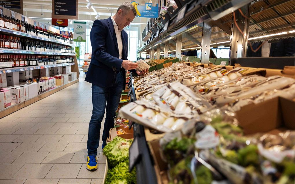 Supermarkt in Chatenay-Malabry. beeld AFP, Joel Saget