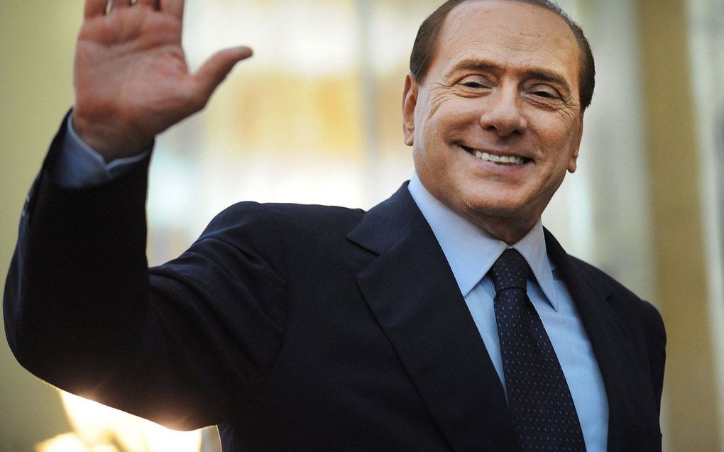 Berlusconi in 2011. beeld AFP, Daniel Mihailescu