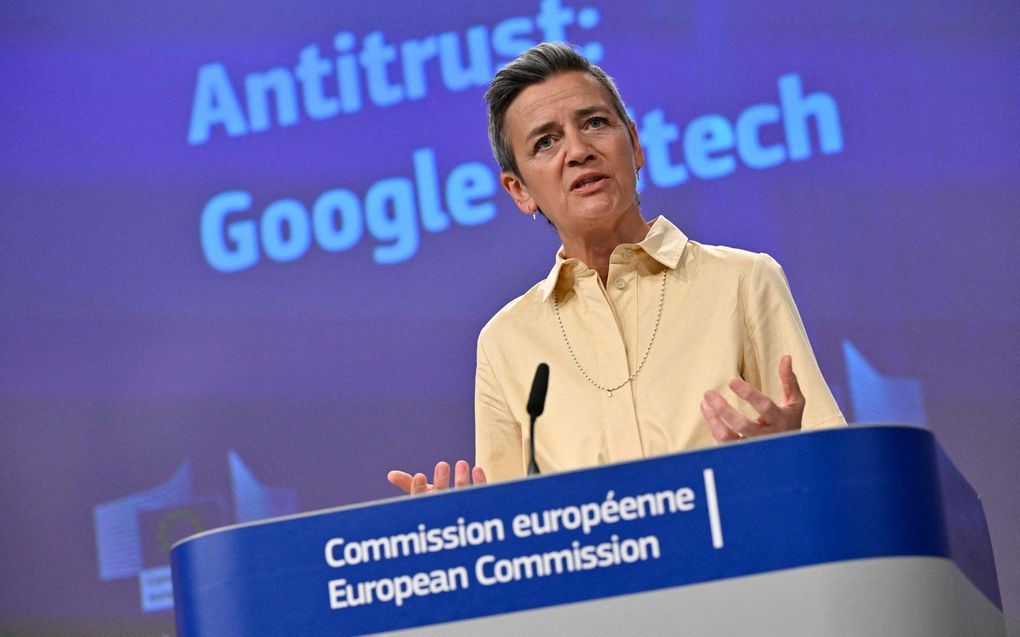 Vestager. beeld AFP, John Thys