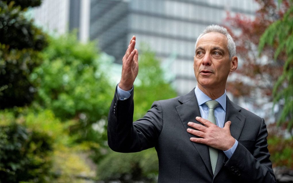 Volgens Rahm Emanuel, de Amerikaanse ambassadeur in Japan, beginnen de voorraden van de krijgsmacht onder druk te staan. beeld AFP, Andrew Harnik