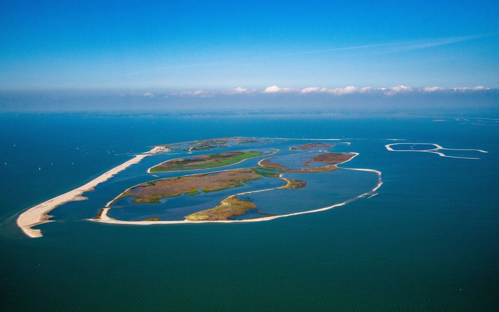 „Oppervlakken zoals het Markermeer kunnen zonder inpoldering voor voedselproductie benut worden.” beeld ANP, Bram van de Biezen