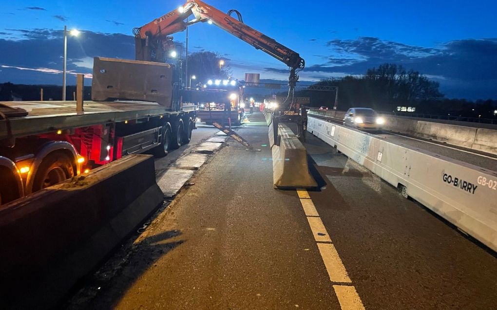 Een versie van Go-Barry van 200 meter lengte is de afgelopen weken met succes getest op de A2. beeld Travinci