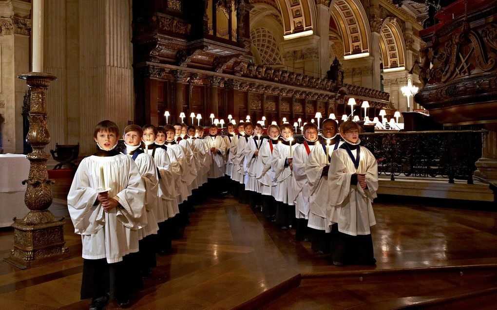 Choristers van het St. Paul's Cathedral Choir. beeld Mark Laing