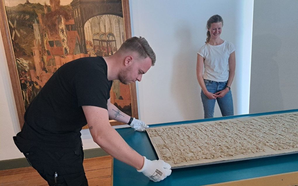 De 'wurgdoek'. beeld Stadsmuseum Rhenen