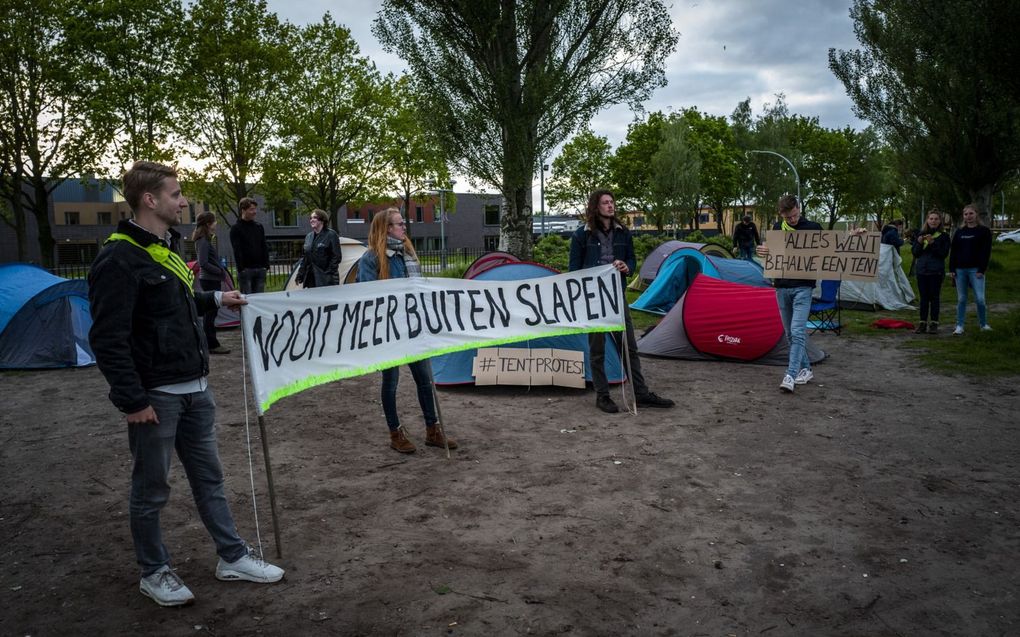 „Nederland loopt steeds erger en steeds vaker vast in problemen, onder meer rond de opvang van asielzoekers.” beeld ANP, Vincent Jannink