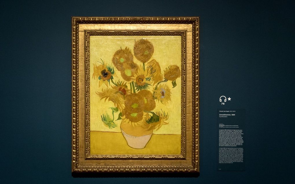 "Zonnebloemen", 1889, Vincent van Gogh. beeld Van Gogh Museum