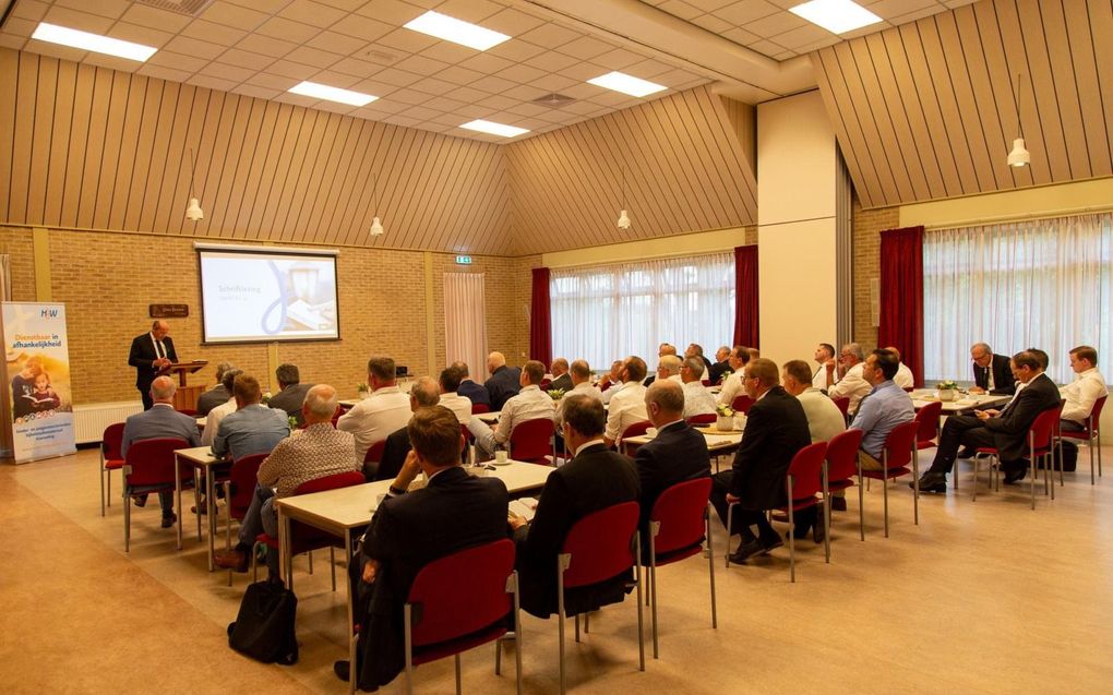 In Waarder had dinsdagavond het jaarlijkse kerkenradenoverleg van het Hervormd Jeugdwerk (HJW) plaats. beeld Interkerkelijk Kenniscentrum (IKC)