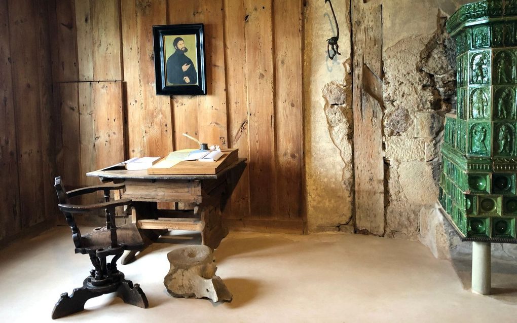 Luthers werkkamer op de Wartburg, beeld RD, Geerten Moerkerken