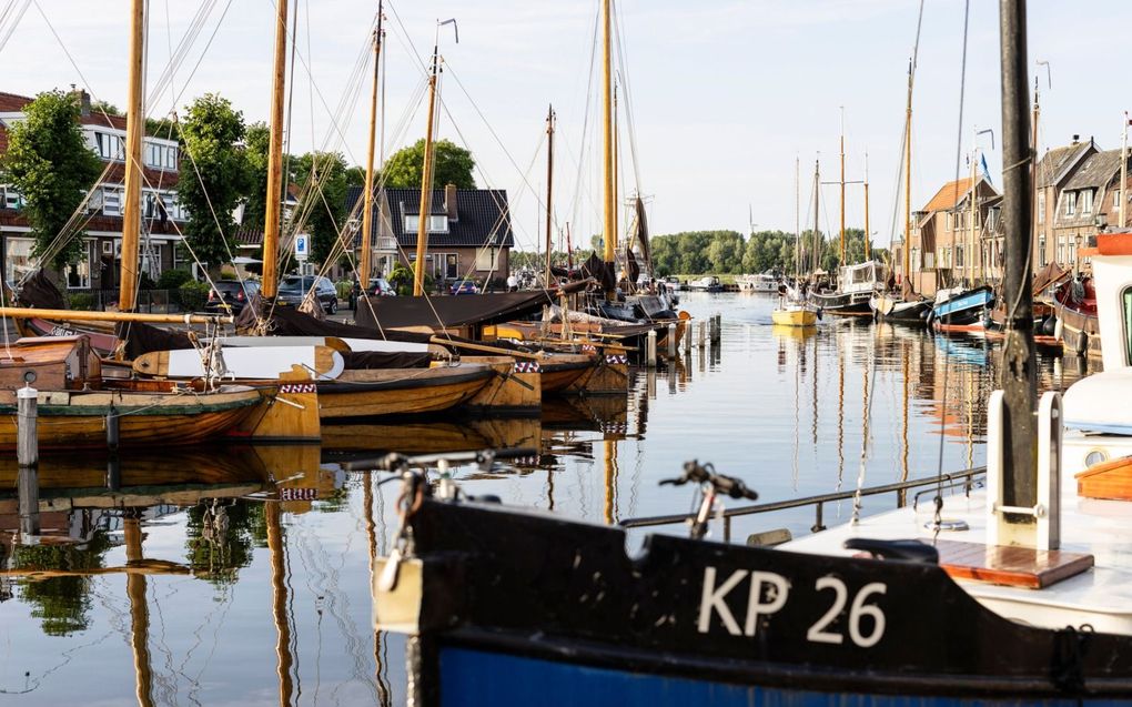 De haven van Bunschoten. beeld André Dorst