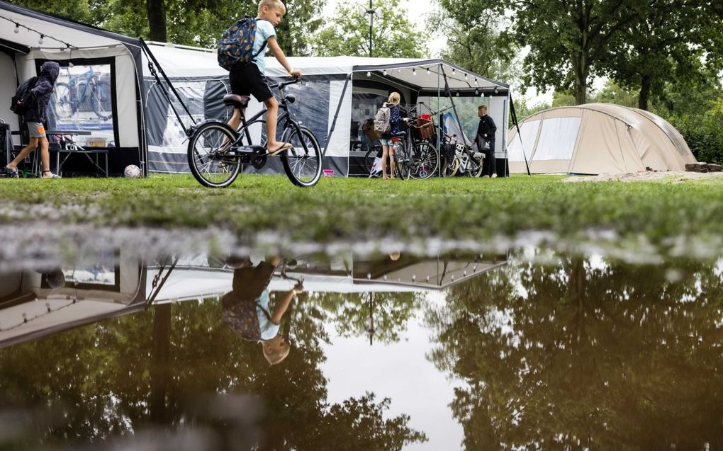 „Toeristen vinden de regen natuurlijk niet fijn, maar voor de natuur is het een zegen.” beeld ANP, Rob Engelaar