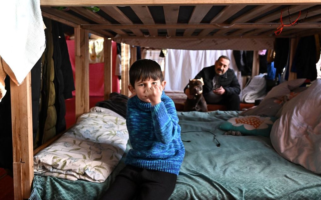 Hoewel het relatief veilige Transkarpatië weinig van het oorlogsgeweld meemaakt, vangt het honderdduizenden vluchtelingen op. beeld AFP, Attila Kisbenedek