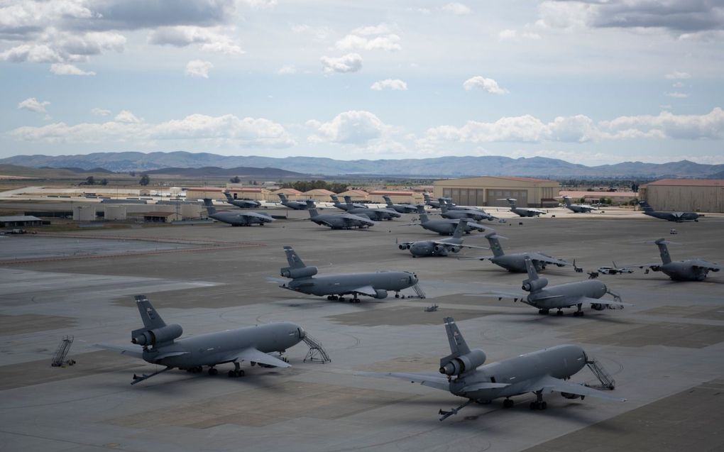 De aangekochte grond ligt vlakbij een belangrijke luchtmachtbasis in Californië, de Travis Air Force Base. beeld U.S. Air Force, Alexander Merchak