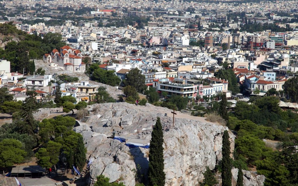 „Op de Atheense Areopagus brachten heidense filosofen in de tijd van Paulus hun dagen door met niets anders dan het vertellen en aanhoren van nieuwe ideeën.” beeld iStock