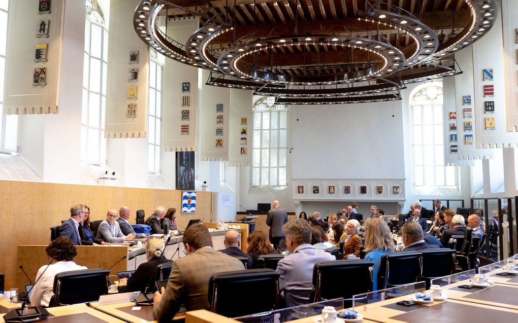 Statenzaal in het Provinciehuis van Middelburg. beeld ANP, IRIS VAN DEN BROEK