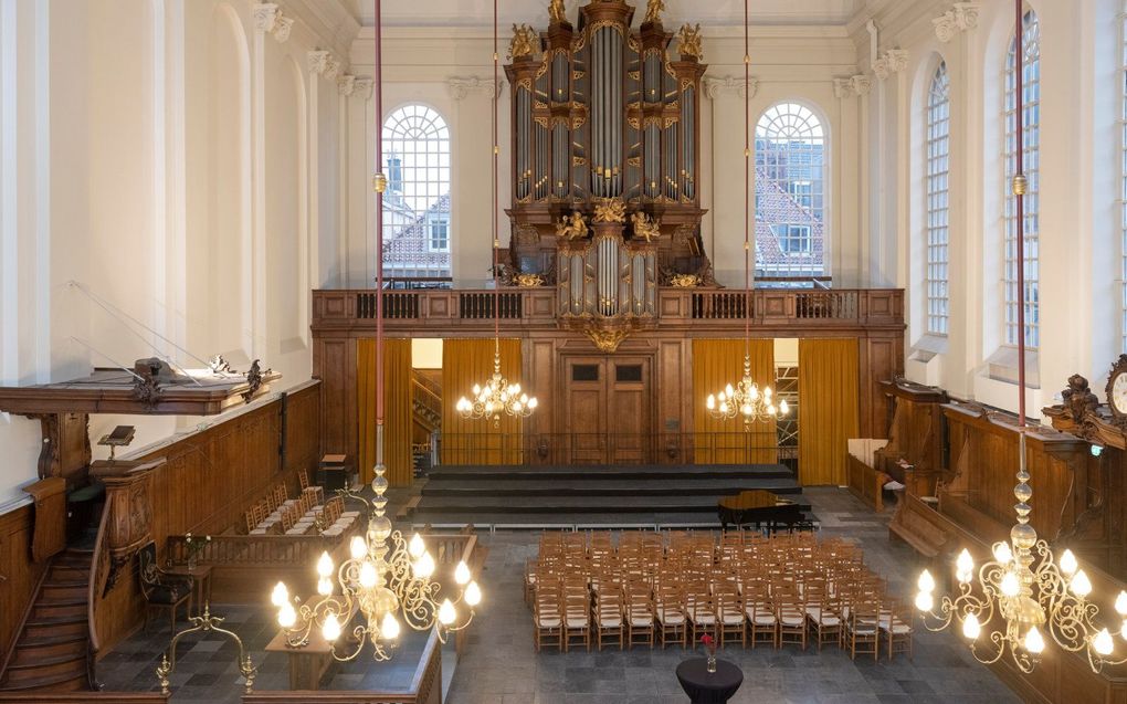 De lutherse kerk in Den Haag met het Bätzorgel. beeld Sjaak Verboom