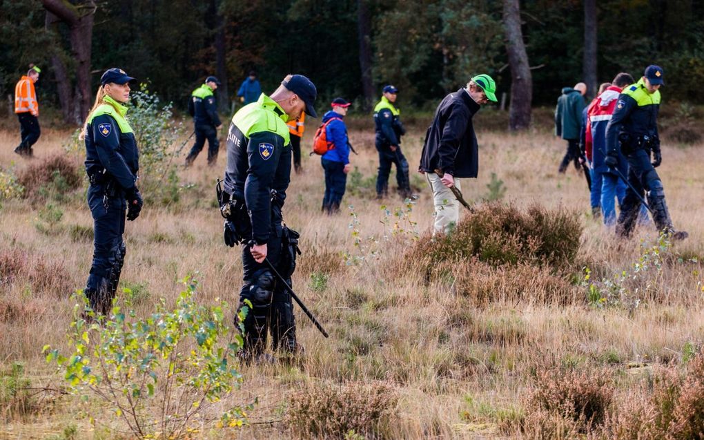 Het Veteranen Search Team (VST) treft bij zoekacties regelmatig vermiste personen aan. In 55 procent van de gevallen leidt een inzet tot het aantreffen van een vermiste. beeld ANP, Sem van der Wal