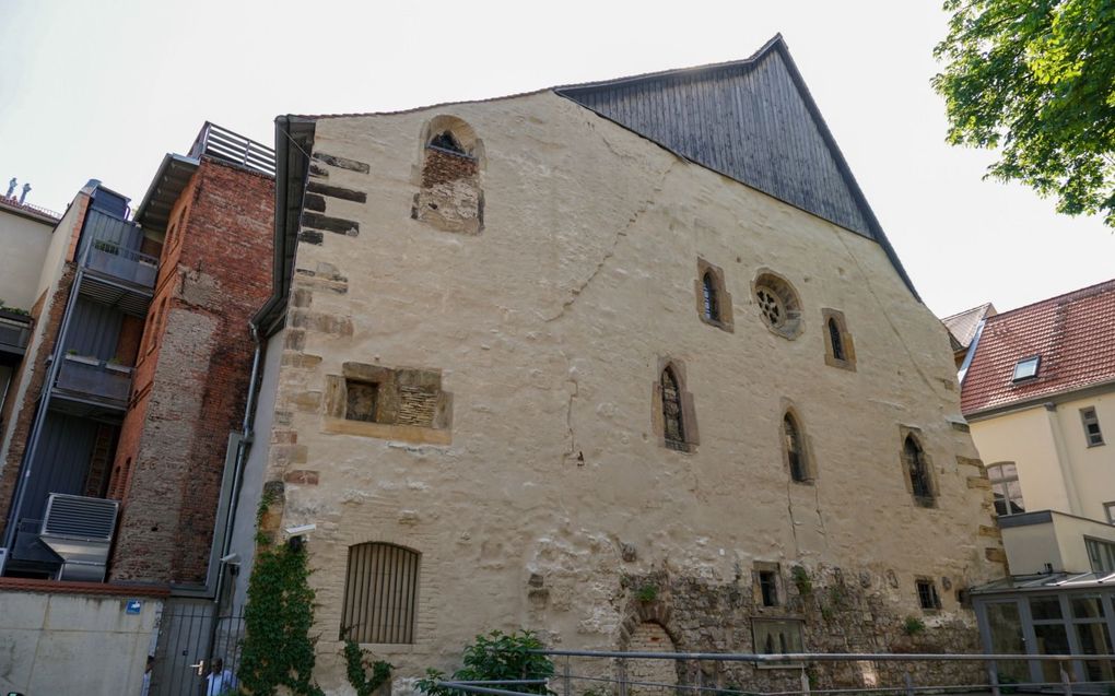 De geschiedenis van de oude synagoge in de binnenstad van Erfurt gaat terug tot de elfde eeuw. beeld Pro Denkmal, Larissa Sabottka