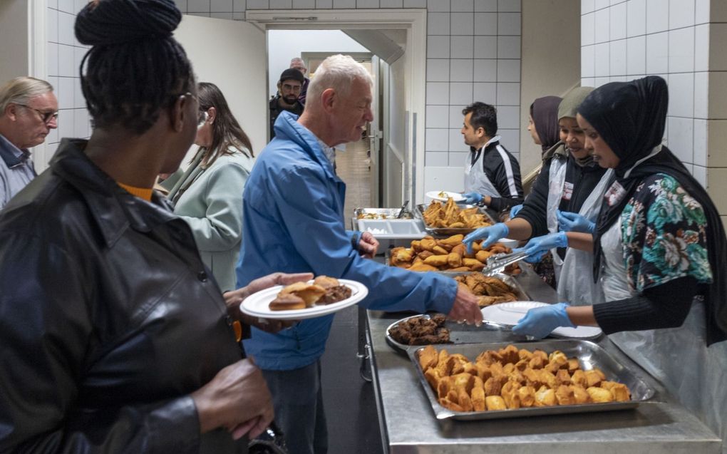 Ook azc’s openen hun deuren tijdens Burendag. Zoals hier, vorig jaar in Gilze. beeld ANP, Vincent Jannink