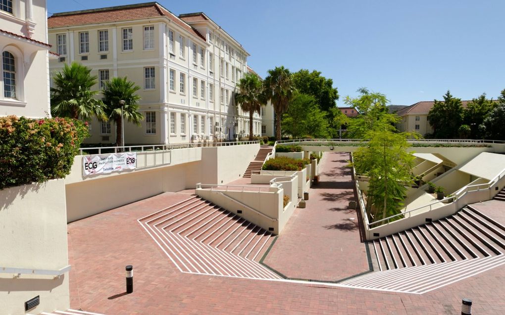 Op de Universiteit van Stellenbosch is het Engels de onderwijstaal geworden. beeld iStock