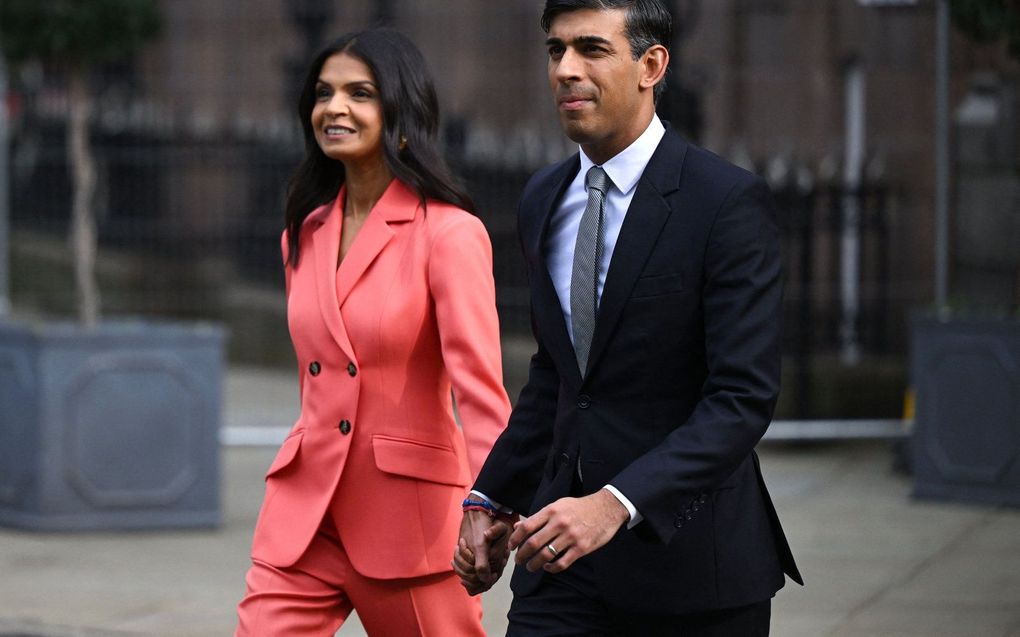 De Britse premier Rishi Sunak. beeld AFP, Justin Tallis