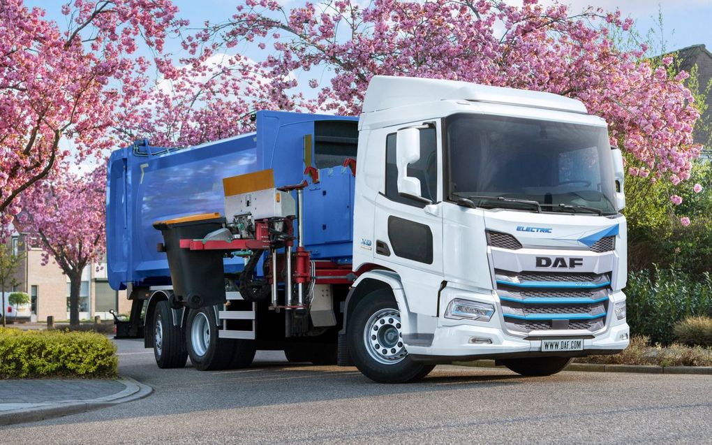 Nieuwe elektrische DAF-truck. beeld DAF, Sytse Dijkstra