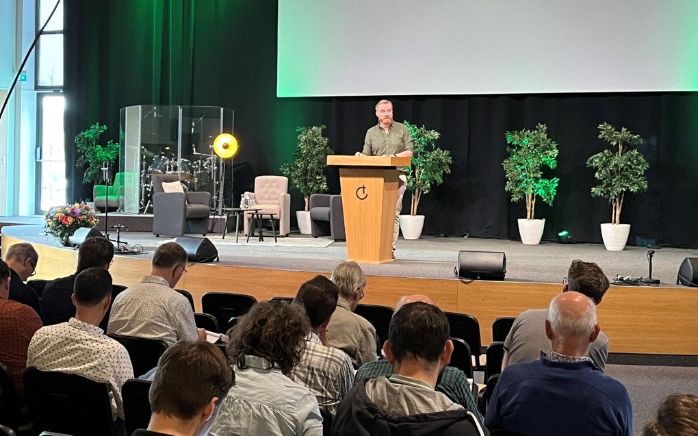 Dr. James Eglinton spreekt dinsdag op een Kellercongres in Almere. beeld RD