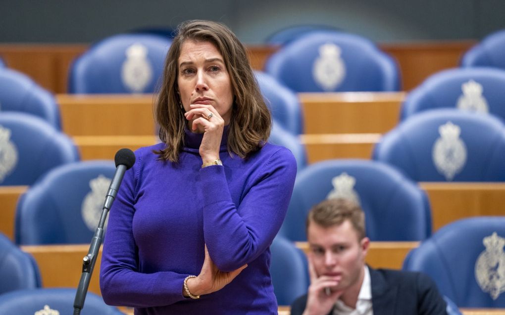 Tweede-Kamerlid Corinne Ellemeet (GroenLinks). Na de verkiezingen keert de politica niet terug in de Kamer. beeld ANP, Lex van Lieshout