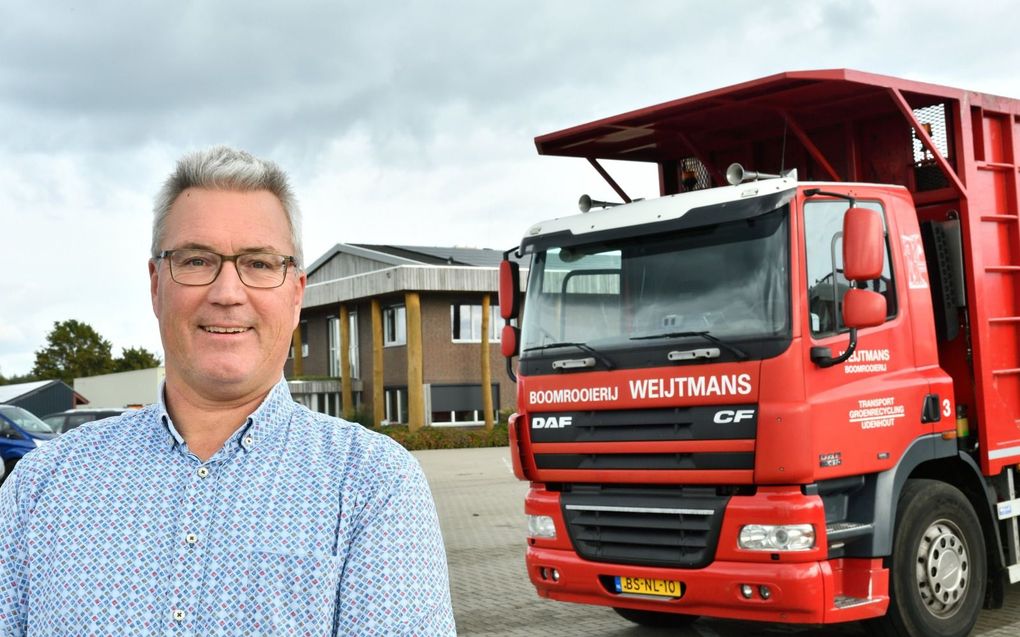 Kees Weijtmans van Boomrooierij Weijtmans in Udenhout. beeld Erald van der Aa