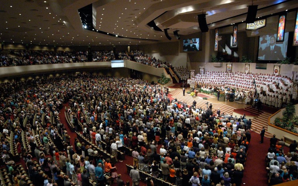 Beeld van megakerk in Memphis, in 2005. beeld Morris Abernathy