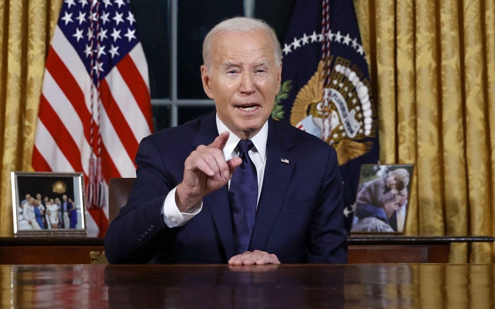 Biden. beeld AFP, Jonathan Ernst