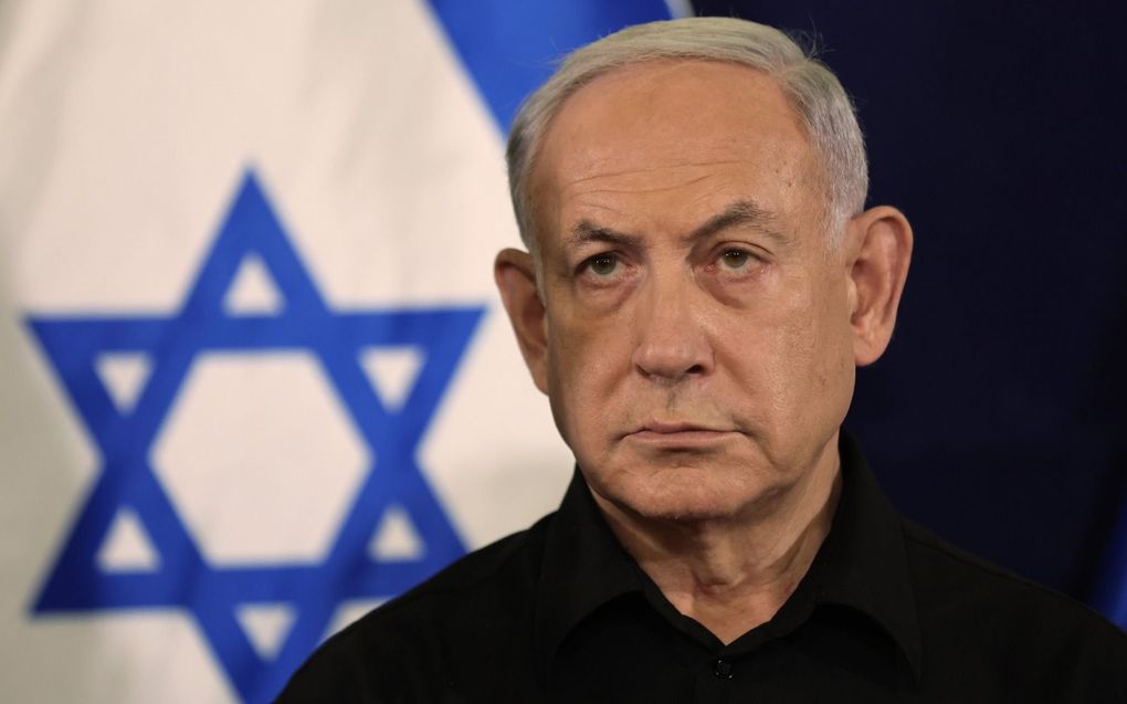 Netanyahu. beeld EPA, Abir Sultan