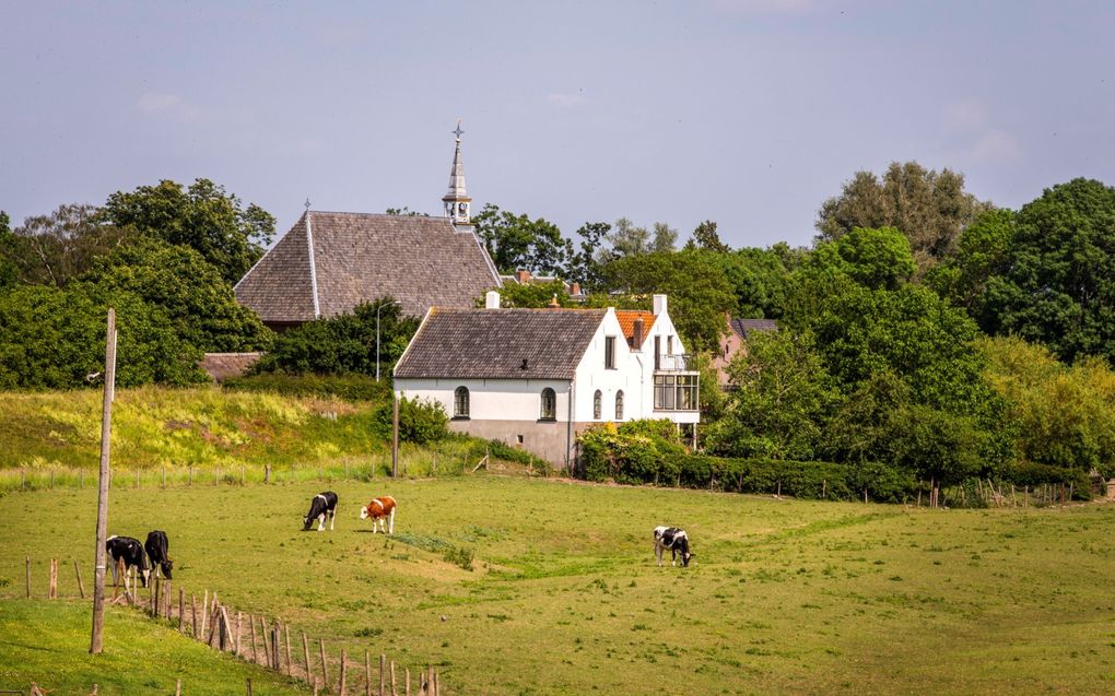 „De gemeenschap van de kerk die grond bezit zou juist een plek moeten zijn waar de verbondenheid tussen mens, grond en voedsel gevoeld en gevierd wordt.” beeld RD, Henk Visscher