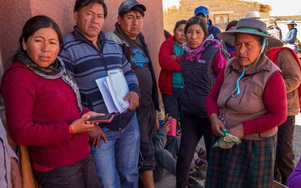 Inheemse gemeenschappen in Jujuy vrezen dat zij met de komst van mijnbouwbedrijven de regio moeten verlaten. beeld Ynske Boersma
