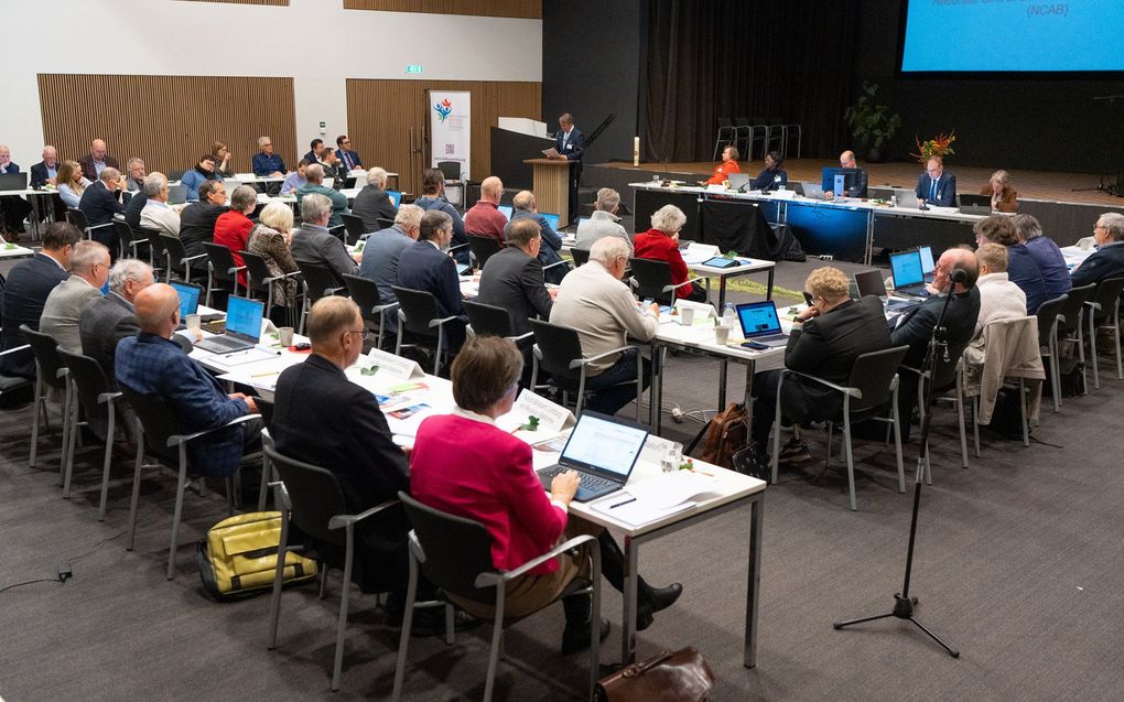 De synode van de Protestantse Kerk vrijdag bijeen in Lunteren. beeld Niek Stam