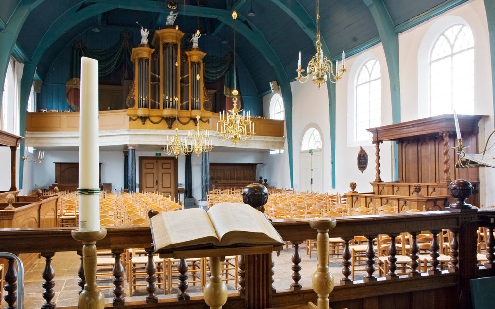 De Dorpskerk in Bleiswijk. Voor veel millennials is de kerkdienst „essentieel voor verdieping van hun geloof”. beeld RD, Henk Visscher