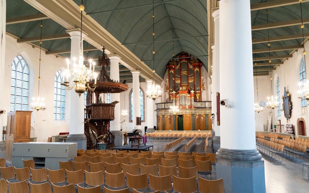 Interieur van de Grote Kerk in Vlaardingen. beeld RD, Anton Dommerholt