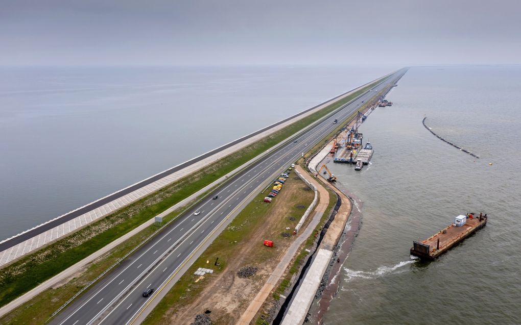 De Afsluitdijk.  beeld ANP, Robin van Lonkhuijsen