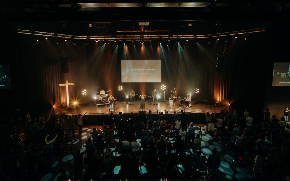 Kerkdienst van Mozaiek in Veenendaal. beeld Mozaiek0318