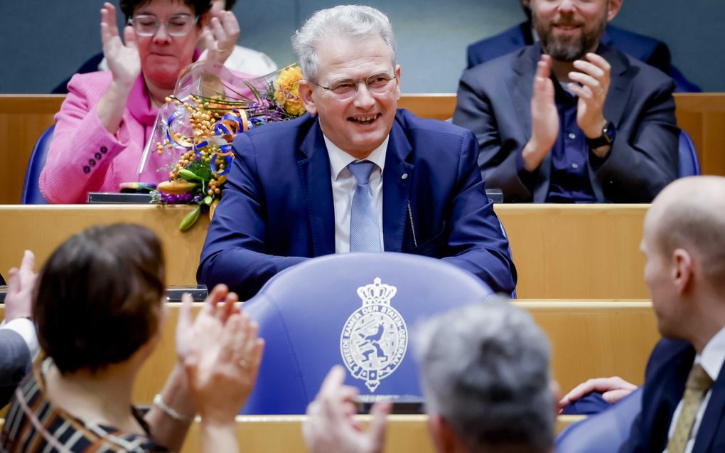 Oud-SGP-Kamerlid Bisschop. beeld ANP, Robin van Lonkhuijsen