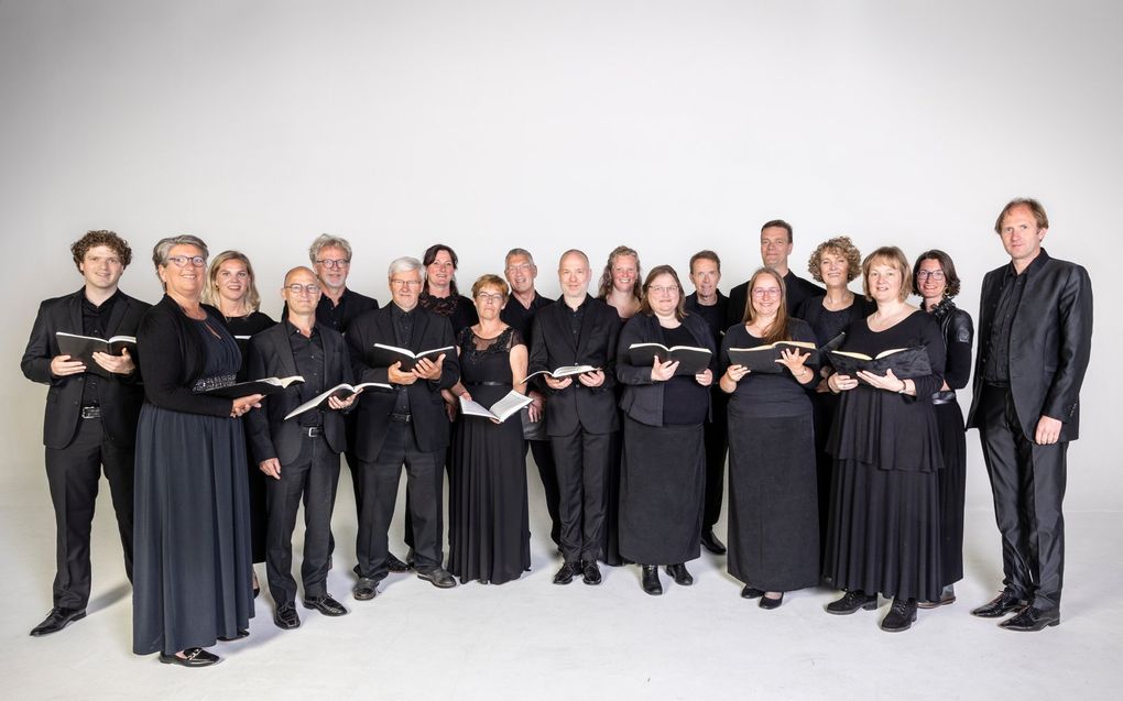 Christelijk kamerkoor Canticum Amicorum onder leiding van Patrick van der Linden. beeld Menno Bemelmans