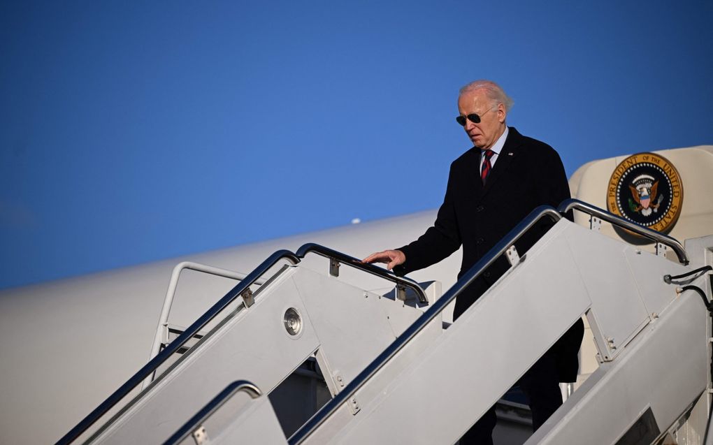 Het Amerikaanse Huis van Afgevaardigden onderzoekt de mogelijkheid van impeachment van president Joe Biden. beeld AFP, Mandel Ngan