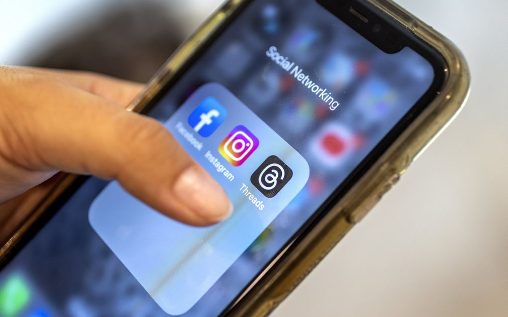 De app Threads, van Meta, is sinds juli beschikbaar in de Verenigde Staten en nu ook in Europa. beeld EPA, Cristobal Herrera-Ulashkevich