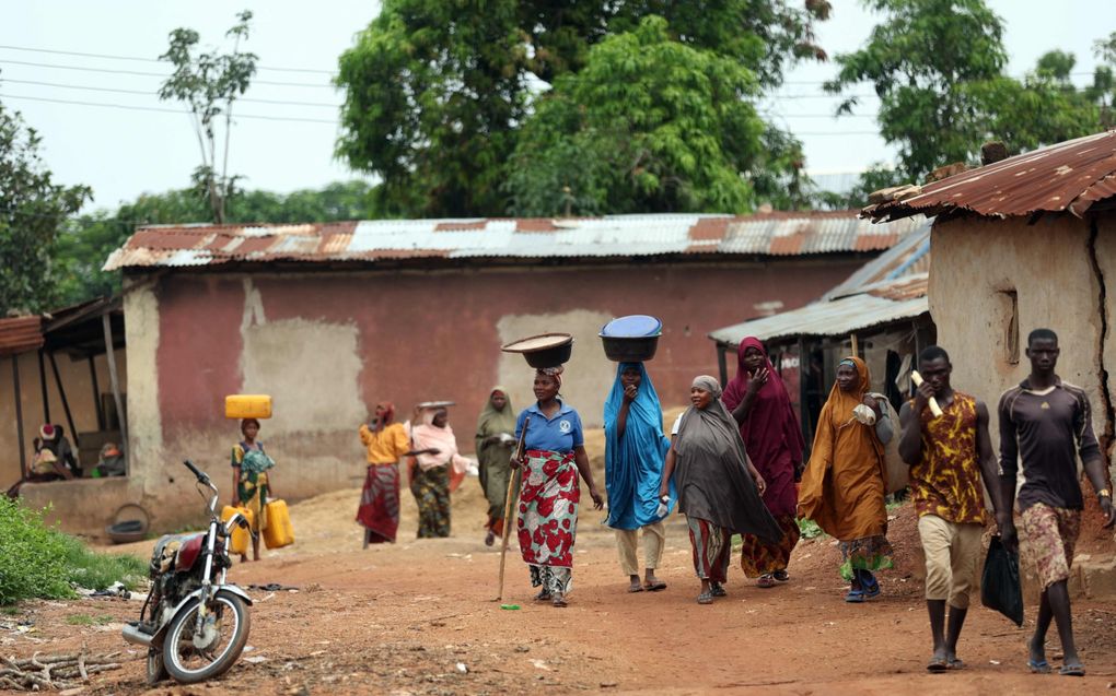 Een dorpje in centraal Nigeria. beeld AFP, Kola Sulaimon