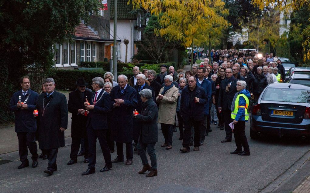 Herdenking van de razzia in Putten in 2017. beeld RD, Anton Dommerholt