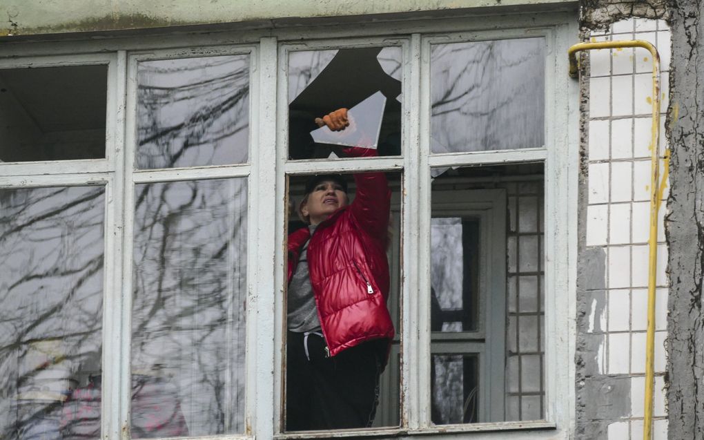 Schade na een eerdere droneaanval in Odesa. beeld EPA, IGOR TKACHENKO