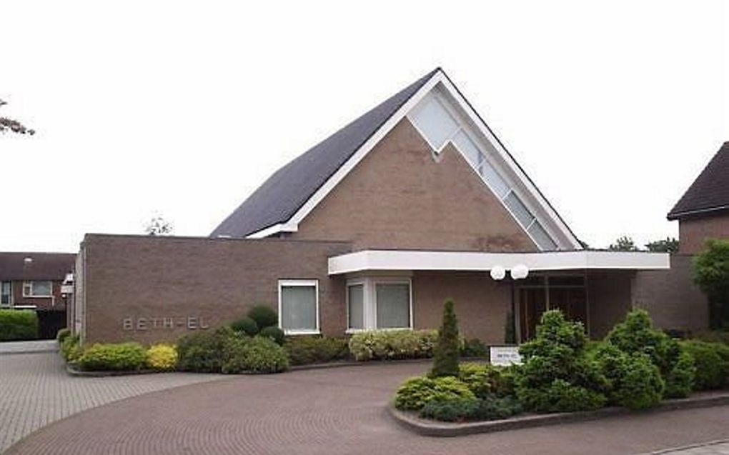 Kerkgebouw van de hersteld hervormde gemeente in Vriezenveen. beeld hhg Vriezenveen